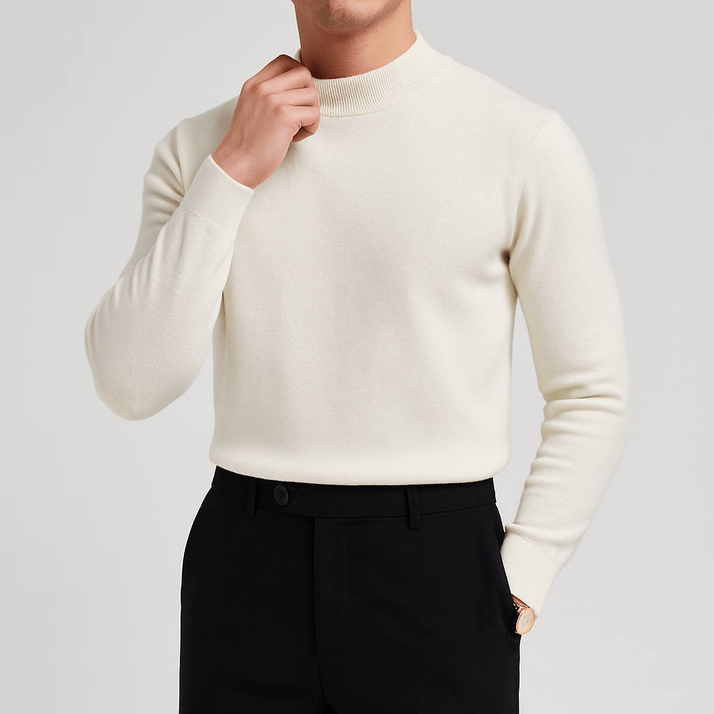 Men's Warm Slim Fit Pullover Knit Sweater